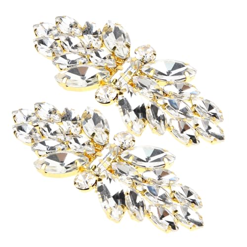 FOMIYES 2 Stück Schuhclips Für Hochzeitskleider High Heels Braut Damen Dekorative Hochzeitsdekoration Schuhdekoration Schuhclips Für Hochzeitsschuhe Strass Applikationen von FOMIYES