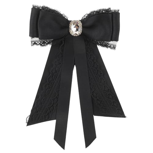 FOMIYES 2 Stück Schwarze Spitzenbrosche für Bogen Emaille Rot binden Bowknot-Brosche Bughemdzubehör Krawattennadel modische Kragennadel Fliege Brosche Party Brosche Frauen Fliege Schleife FOMIYES 2 Stück Schwarze Spitzenbrosche für Bogen Emaille Rot binden Bowknot-Brosche Bughemdzubehör Krawattennadel modische Kragennadel Fliege Brosche Party Brosche Frauen Fliege Schleife von FOMIYES