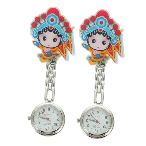 FOMIYES 2stücke Krankenschwester-taschenuhr Aus Quarz Im Traditionellen Design Arztuhr Als Dekorative Uhr Runde Uhr Für Krankenschwestern Und Ärzte von FOMIYES