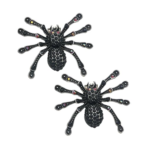 FOMIYES 2 Stück Spider Schuhclips für Damen Dekorative Schuhaccessoires für Pumps Partydesign Einfache Anbringung Funkelnde Passend für Schuhgrößen von FOMIYES