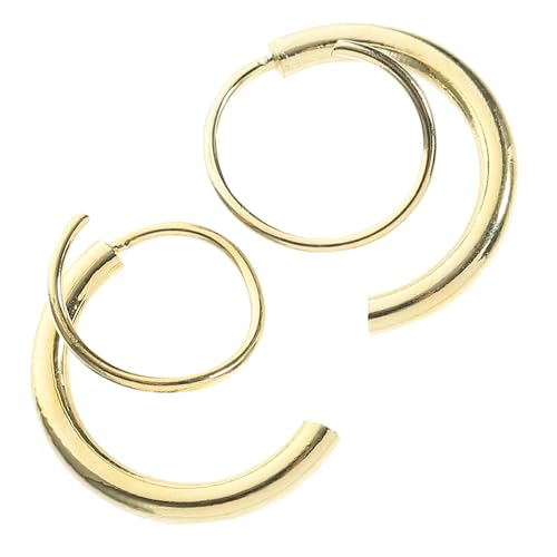 FOMIYES 2 Stück Spiralförmige Ohrstecker Damen Vergoldete Doppelhelix Ohrringe Modische Helix form Zarte Wickel designs Eleganter Damenschmuck für Alltag und Partys von FOMIYES