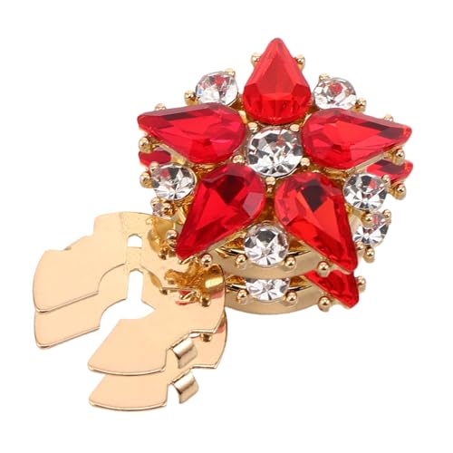 FOMIYES 2 Stück Sternförmige Strass Hemdknöpfe Leicht Austauschbare Dekorative Accessoires für Herren und Damen Business und Freizeitbekleidung Kompakt und Tragbar Vielseitig für Hochzeit von FOMIYES