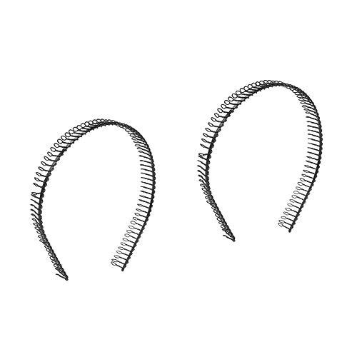 FOMIYES 2st Haarschmuck Für Damen Stirnbänder Für Sportliche Damen Frauen Haare Kamm Mit Metallzähnen Haare Aus Metall Stirnbänder Für Männer Kopfbedeckung Zahnform Fräulein von FOMIYES