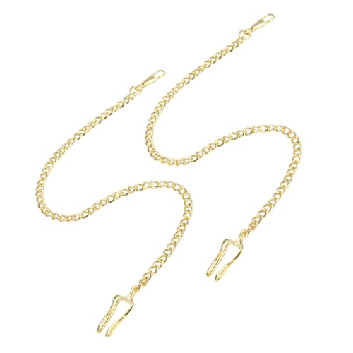 FOMIYES 2stücke Verstellbare Taschenuhr Kette Für Und Damen Langlebige Legierungskette Für Weste Und Geldbörse Vielseitiges Zubehör Für Taschenuhren Und Schmuck von FOMIYES