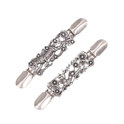 FOMIYES 2 Stück Teiliges Broschen Clip im Retro Tierdesign Anstecknadeln für Damen Vielseitiger Schal und Pulloverclip Eleganter Schmuckverschluss für Strickjacken und Blusen von FOMIYES