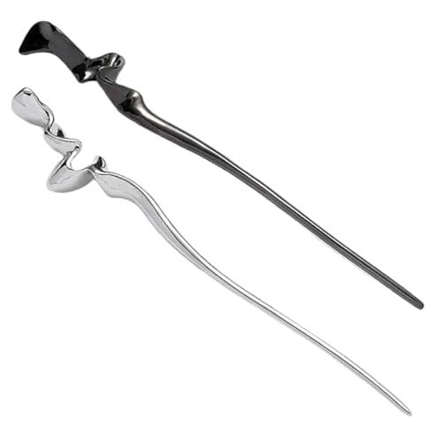 FOMIYES 2 Stück Teiliges Damen Haarnadeln aus Sicherer Legierung Glatte Oberfläche Retro Design Leicht und Robust Geeignet für Alltag Hochzeit Party und Besondere Anlässe Zufällige Farbe von FOMIYES