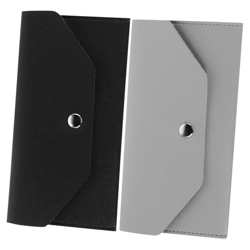FOMIYES 2 Stück Teiliges Damen Portemonnaie Wallet aus Robustem PU Sicherem Druckknopfverschluss Kompakt Stilvoll und Vielseitig für Reisen Alltag und Business Tragbar in Tasche oder von FOMIYES