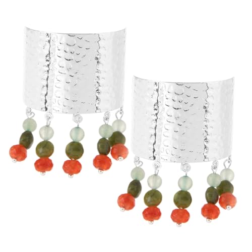 FOMIYES 2stücke Chinesische Pferdeschwanzschnalle Mit Glasperlenquaste Haarspange Für Frauen Pferdeschwanz-haaraccessoire Im Chinesischen Stil von FOMIYES