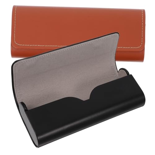 FOMIYES 2 Stück Teiliges Hartschalen Brillenetui mit Langlebiger Metall Innenstruktur Magnetischem Flip Cover Kompakt und Robust Vintage Stil Tragbare Aufbewahrung für Herren und Damen FOMIYES 2 Stück Teiliges Hartschalen Brillenetui mit Langlebiger Metall Innenstruktur Magnetischem Flip Cover Kompakt und Robust Vintage Stil Tragbare Aufbewahrung für Herren und Damen von FOMIYES