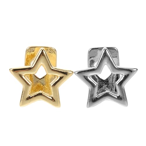 FOMIYES 2 Stück Teiliges Hip Hop Zahn mit Stern Design Langlebig und Leicht Einzigartiges Rapper Accessoire für Partys und Nachtleben Einfach zu Reinigen Stilvolles Teeth Jewelry für von FOMIYES