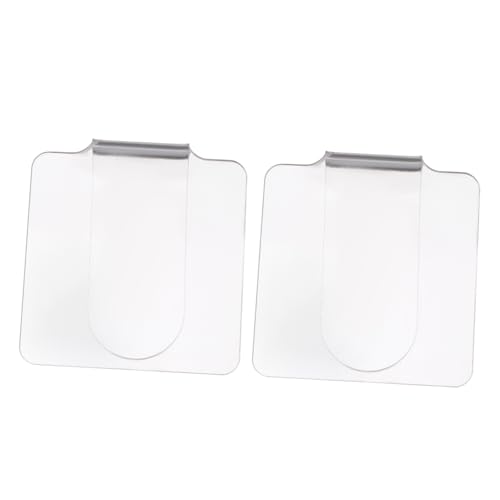 FOMIYES 2 Stück Teiliges Make Up Mischpalette Transparente Handliche Acryl Mischplatte für Foundation Primer Eyeliner Leicht Wiederverwendbar für Unterwegs und Präzises Schminken von FOMIYES