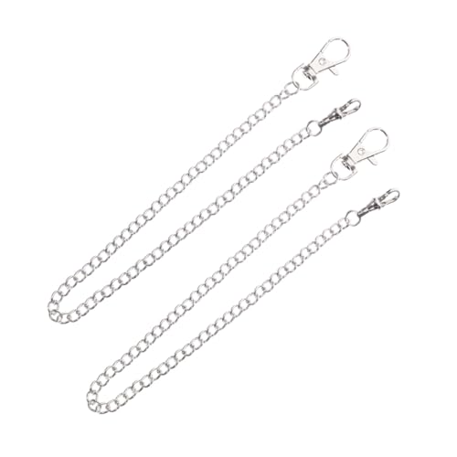 FOMIYES 2 Stück Teiliges Metalltaschenuhrenketten mit Karabinerverschluss Vintage Hosenkette für Herren Jeans Gürtel Vielseitige Uhrenkette und Retro Weste Accessoire für Steampunk und von FOMIYES