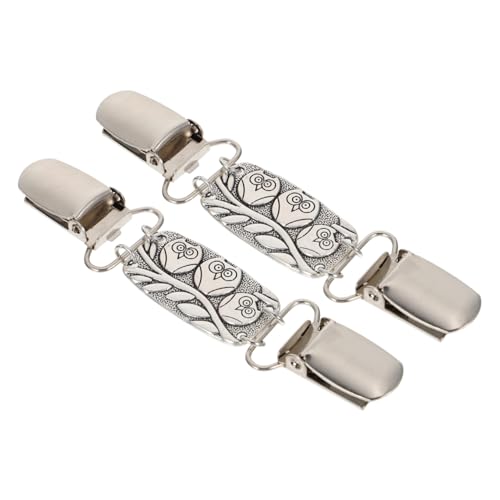 FOMIYES 2 Stück Teiliges Modischer Schalclip aus Legierung Leichter Langlebiger Halteclip für Kleidung und Schals Stilvolle Brosche als Elegantes Accessoire für Damen und Herren bei von FOMIYES