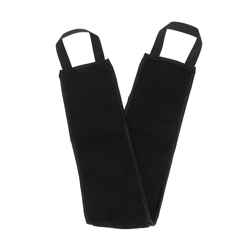 FOMIYES 2 Stück Teiliges Peeling Handtuch mit Zugband Weicher Langlebiger Duschschrubber für Körperpeeling und Tanning Oil Anwendung Schwarz für Sanfte Hautreinigung und von FOMIYES