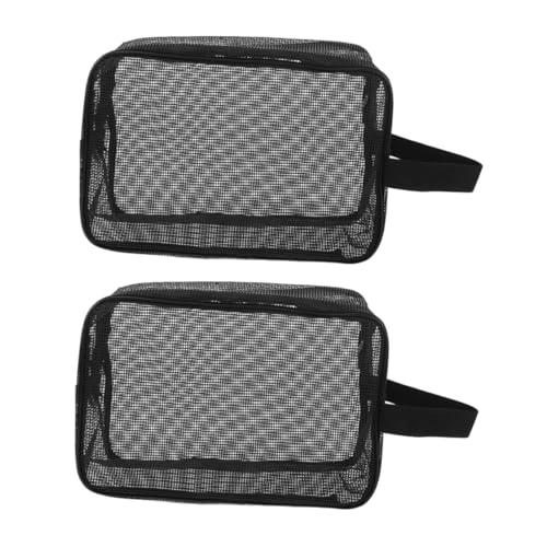 FOMIYES 2 Stück Teiliges Reise-waschtasche Mesh Schnelltrocknende Wasserabweisende Kulturbeutel mit Großer Kapazität Leichter Stabiler Netz-aufbewahrungsbeutel für Damen Herren Tragbar mit von FOMIYES