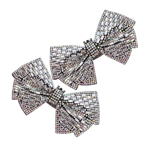 FOMIYES 2 Stück Teiliges Schuhschmuck Pumps Strass Schleifen Schuhcharms Hochzeit Brautschuh Dekoration für Damen High Heels Zubehör von FOMIYES