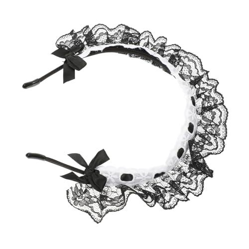 FOMIYES 2 Stück Teiliges Spitzen Haarband mit Schleife Langlebiges Verformungsfestes Haarschmuck für Damen Geeignet für Hochzeit Abendparty Geburtstag und Festliche Anlässe von FOMIYES