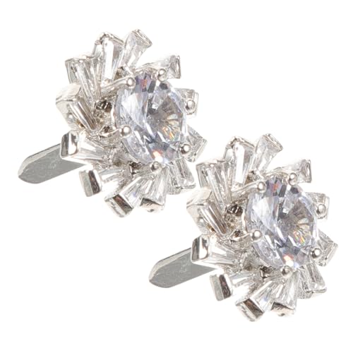 FOMIYES 2 Stück Teiliges Strass Applikation Schuhdekor für High Heels Glitzernde Zirkonia DIY Schuhschmuck Damen Zubehör von FOMIYES