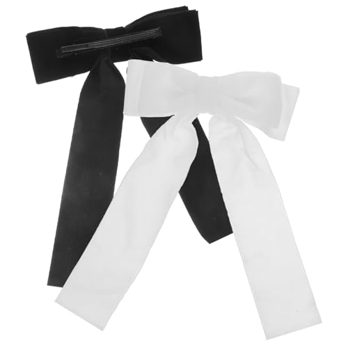 FOMIYES 2 Stück Teiliges Velvet Haarklammer Große Schleifen haarspangen aus Samtigem Material Schonend für Dickes und Dünnes Haar Modische Haarschleifen für Damen und Langes Haar von FOMIYES