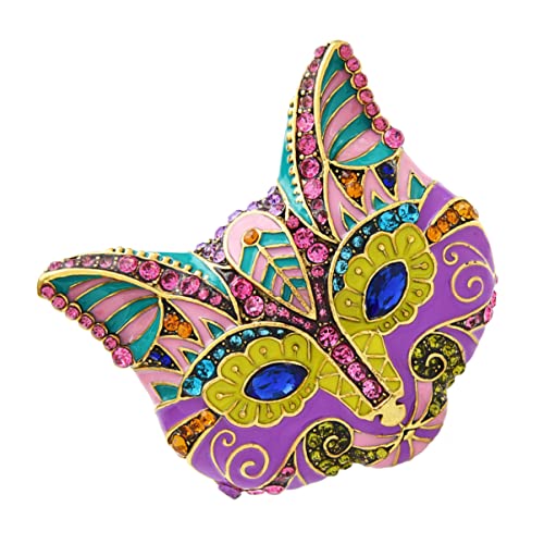 FOMIYES 2 Stück Tier Brosche Emaille Abzeichen Pin für Kleidung Taschen Rucksäcke und Hüte Bunte Katzenbrosche Einfach Anzubringen Langlebig und Praktisch für von FOMIYES