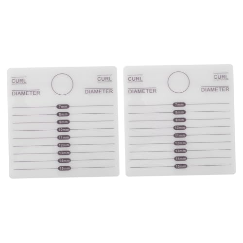 FOMIYES 2 Stück Tragbare Wimpernpalette Wimpernhalterbrett Acryl Wimperndisplay Tablett Für Wimpernverlängerungen Organizer Für Falsche Wimpern Wimperntransplantation von FOMIYES