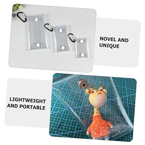 FOMIYES 2 Stück Transparentes Kompakte Schlüssel und Kleingeldtaschen mit Wendelverschluss Multifunktionale Organizer Beutel für Outdoor Kosmetik und Kleinteile Leicht und Praktisch von FOMIYES