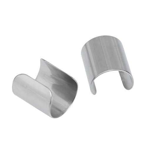 FOMIYES 2 Stück Unisex Ohrklemme Ohrclip Ohrschmuck Ohr Manschette Modisch für Damen und Herren Teilig Piercing Einfache Anwendung Trendiger Stil von FOMIYES