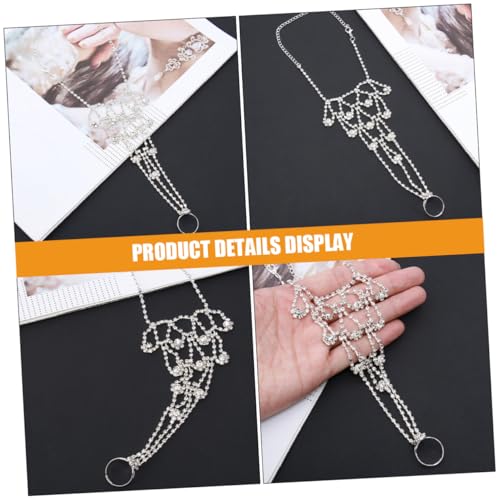 FOMIYES 2 Stück Verstellbares Fußkettchen mit Funkelnden Strasssteinen Leichtes Schmuck Anklet für Frauen Verstellbar Eleganter Fußschmuck für Strand Hochzeit und Sommermode von FOMIYES