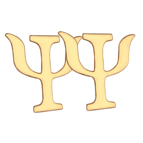 FOMIYES 2 Stück Vintage Broschen aus Robustem Legierungs Material Kreative Anstecknadeln mit Alphabet Symbolen Retro Modeaccessoires für Hemdkragen Jacken und Hüte Unisex Design von FOMIYES