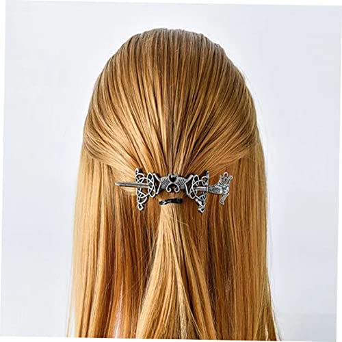 FOMIYES 2 Stück Vintage Ethnische Haarnadeln Silberfarbene Haarklammern Aus Legierung Stilvoller Haarschmuck Für Frauen Braut Und Alltägliche Anlässe von FOMIYES