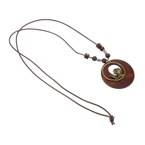 FOMIYES 2 Stück Vintage Halsketten mit Rosenanhänger Lange Boho Schmuckketten Handgefertigte Leichte Komfortable Blumenkette für Damen Stilvolle Lange Strickpullover Ketten FOMIYES 2 Stück Vintage Halsketten mit Rosenanhänger Lange Boho Schmuckketten Handgefertigte Leichte Komfortable Blumenkette für Damen Stilvolle Lange Strickpullover Ketten von FOMIYES