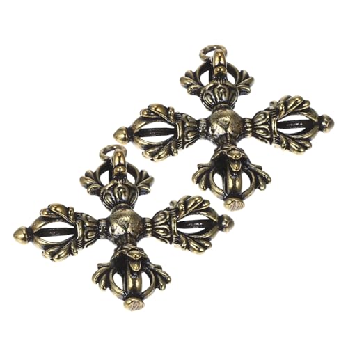 FOMIYES 2 Stück Vintage Messing Schlüsselanhänger Vajra Anhänger Religiöses Schmuckstück Teiliges für Taschen und Schlüssel Handwerkskunst Vielseitig als Glücksbringer und Dekoration FOMIYES 2 Stück Vintage Messing Schlüsselanhänger Vajra Anhänger Religiöses Schmuckstück Teiliges für Taschen und Schlüssel Handwerkskunst Vielseitig als Glücksbringer und Dekoration von FOMIYES