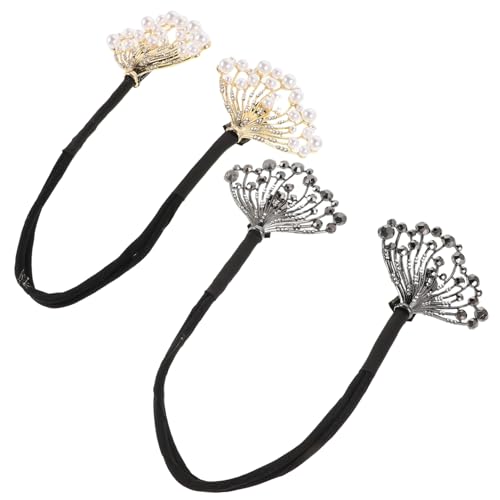FOMIYES 2 Stücke Dutt Haar Dutt Maker Haarnadel Für Frauen Französisch Dutt Werkzeug Strass Lazy Bun Styling Für Hochzeit von FOMIYES