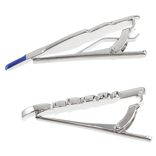 FOMIYES 2stücke Krawattenverschluss Aus Stilvolle Krawattenklammer Modisches Accessoire Für Anzugdekoration Sicher Und Langlebig Für Einen Formellen Look von FOMIYES