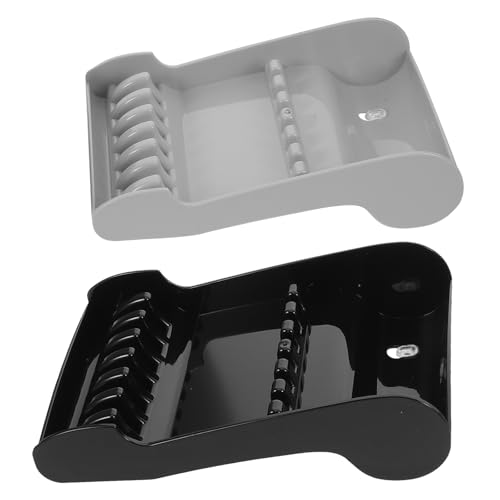 FOMIYES 2-teiliger Scherenständer: Scherenablage für Friseursalon-Werkzeuge – Scheren-Organizer-Halter aus Kunststoff für professionelle Friseurwerkzeuge von FOMIYES