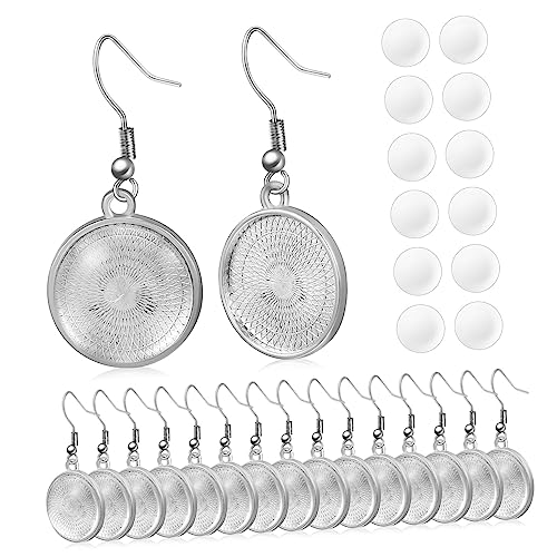 FOMIYES 20 Paare DIY Ohrhänger Blanko zum Selbstgestalten Sublimations Ohrringe aus Langlebigem Material für Schmuckherstellung und Kreative Bastelprojekte für Frauen von FOMIYES