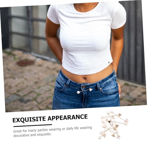 FOMIYES 20 Stck. Teiliges Damen Broschen mit Perlen und Glatter Oberfläche Schmerzfreie Anstecknadeln für Pullover Cardigans und Blusen Vielseitiges Schmuck Accessoire zur Dekorativen von FOMIYES