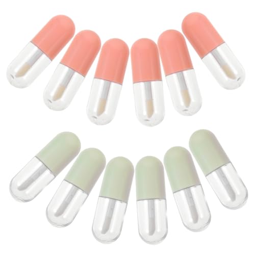 FOMIYES 20 Stück Nachfüllbare Leere Lippenbalsam Tuben für DIY Lippenpflege und Reise Transparente Lip Gloss Behälter für Lippenöl und Lippenfarbe von FOMIYES