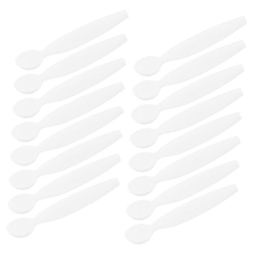 FOMIYES 20 Stück Teiliges Mini Kosmetikspatel Kleine Gesichtscreme Löffel Hautfreundlich Leicht und Tragbar für Make up Augencreme Lotion Anwendung Wiederverwendbar für Beauty Salon und von FOMIYES