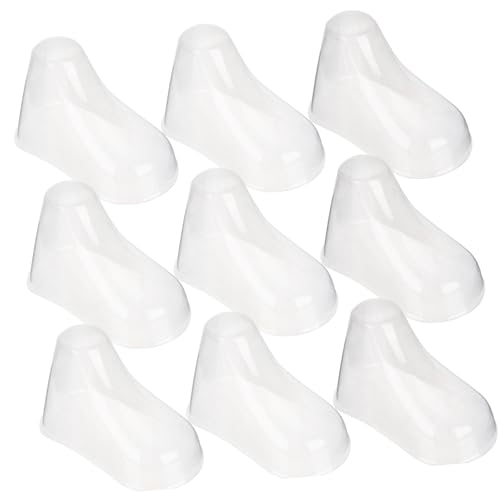 FOMIYES 20 Stück Teiliges Transparente Kunststoff Babyfußmodelle Robust Langlebig Stabile Junge Mädchen schuhhalter für Babyschuhe und Söckchen Praktisches Display für Neugeborene und von FOMIYES
