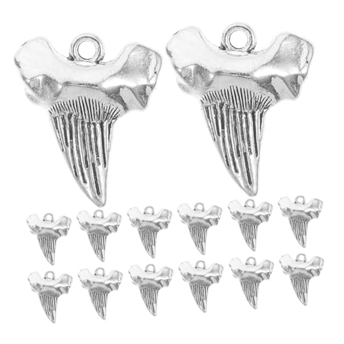FOMIYES 20 Stück Teiliges Vintage zahn Anhänger für Schmuckherstellung DIY Charms für Halsketten und Armbänder Meeresmotiv Einzigartige Zahnschmuck Bastelzubehör von FOMIYES