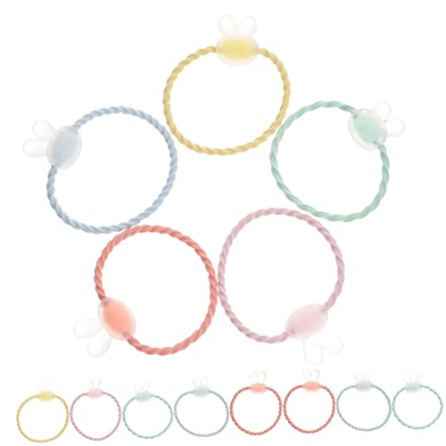 FOMIYES 20st Mode Haargummi Seil Haargummis Für Mädchen Bunte Elastische Pferdeschwanzhalter Elastisches Haarband Stretch-haargummi Kopfschmuck Für Mädchen Haarseil Armband Kind Gefrostet von FOMIYES