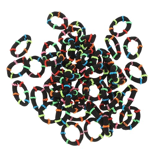 FOMIYES 200stücke Mini Haargummis Für Mädchen Kleine Haarschmuck Elastische Haarbänder Pferdeschwanzhalter Mit Zarter Farbe von FOMIYES