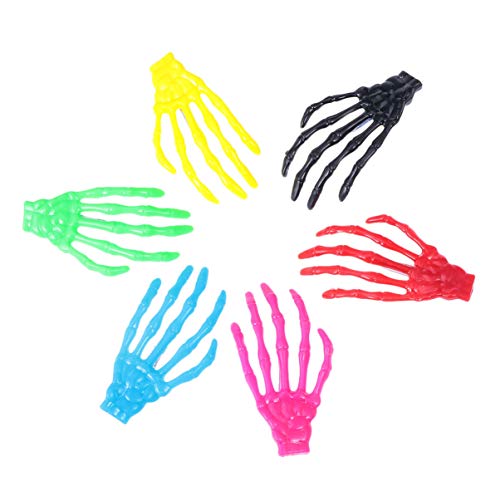 FOMIYES Skelett-haarspange 20 Stück Halloween-haarspangen Stilvoll Für Damen Party-accessoire von FOMIYES