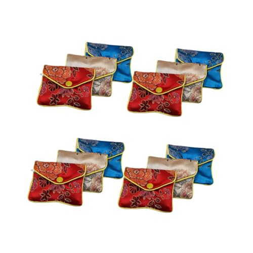 FOMIYES 20Stücke Vintage Schmucktaschen im Chinesischen Aufbewahrung für Geld Münzen Zufällige Farben für Hochzeiten Feiern von FOMIYES