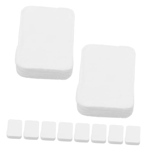 FOMIYES 20stücke Wattepads Aus Baumwolle Wiederverwendbare Gesichtsreinigungspads Weiche Up-entferner-pads Komprimierte Lippen Und Augen-make-up-pads Fusselfreie Kosmetikpads Zur von FOMIYES