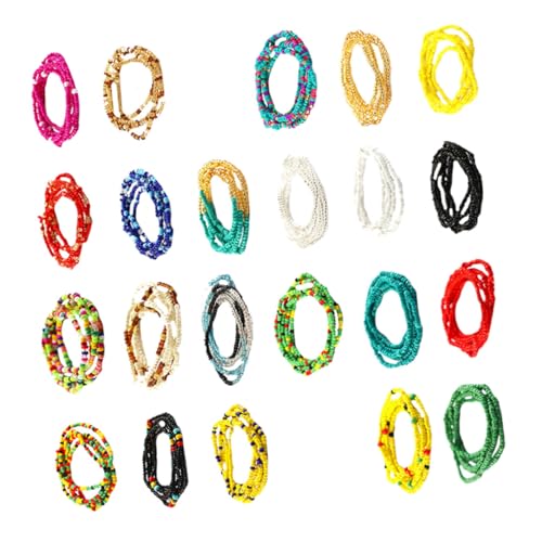 FOMIYES 22 Stück Multilagige Bunte Perlen Taillenkette Elastisch Teilig Damen Körperkette Modisch Vielseitig Beach Party Schmuck Accessoire für Frauen Mädchen FOMIYES 22 Stück Multilagige Bunte Perlen Taillenkette Elastisch Teilig Damen Körperkette Modisch Vielseitig Beach Party Schmuck Accessoire für Frauen Mädchen von FOMIYES