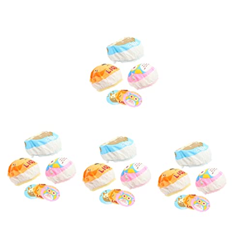 FOMIYES 4er-sets Bade-duschhauben Kinder-duschhut Duschhaube Elastische Haarhaube Badehaube Für Kinder Baby-duschhauben 6 Stück * 4 von FOMIYES