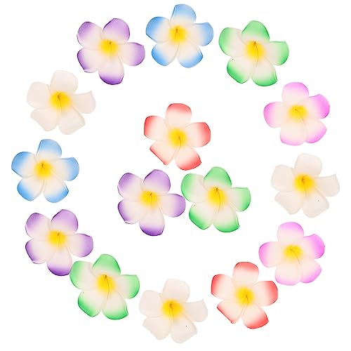 FOMIYES 24 Stück Hübsche Haarklammern Teiliges Frangipani Blumen Haarschmuck Mix Praktische Haarspangen für Strand Hochzeit Party Damen Chic Headwear von FOMIYES