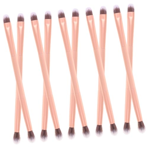 FOMIYES 24 Stück Teiliges Double ended Lidschatten pinsel Frauen Professionelle Augen make up pinsel mit Aluminiumgriff Vielseitig für Präzises Auftragen und Nahtloses Verblenden Kompakt von FOMIYES